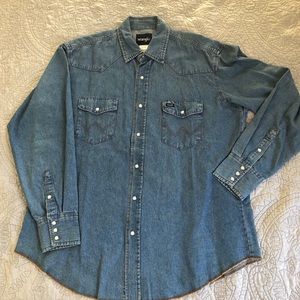 Wrangler denim work shirt Men’s XL